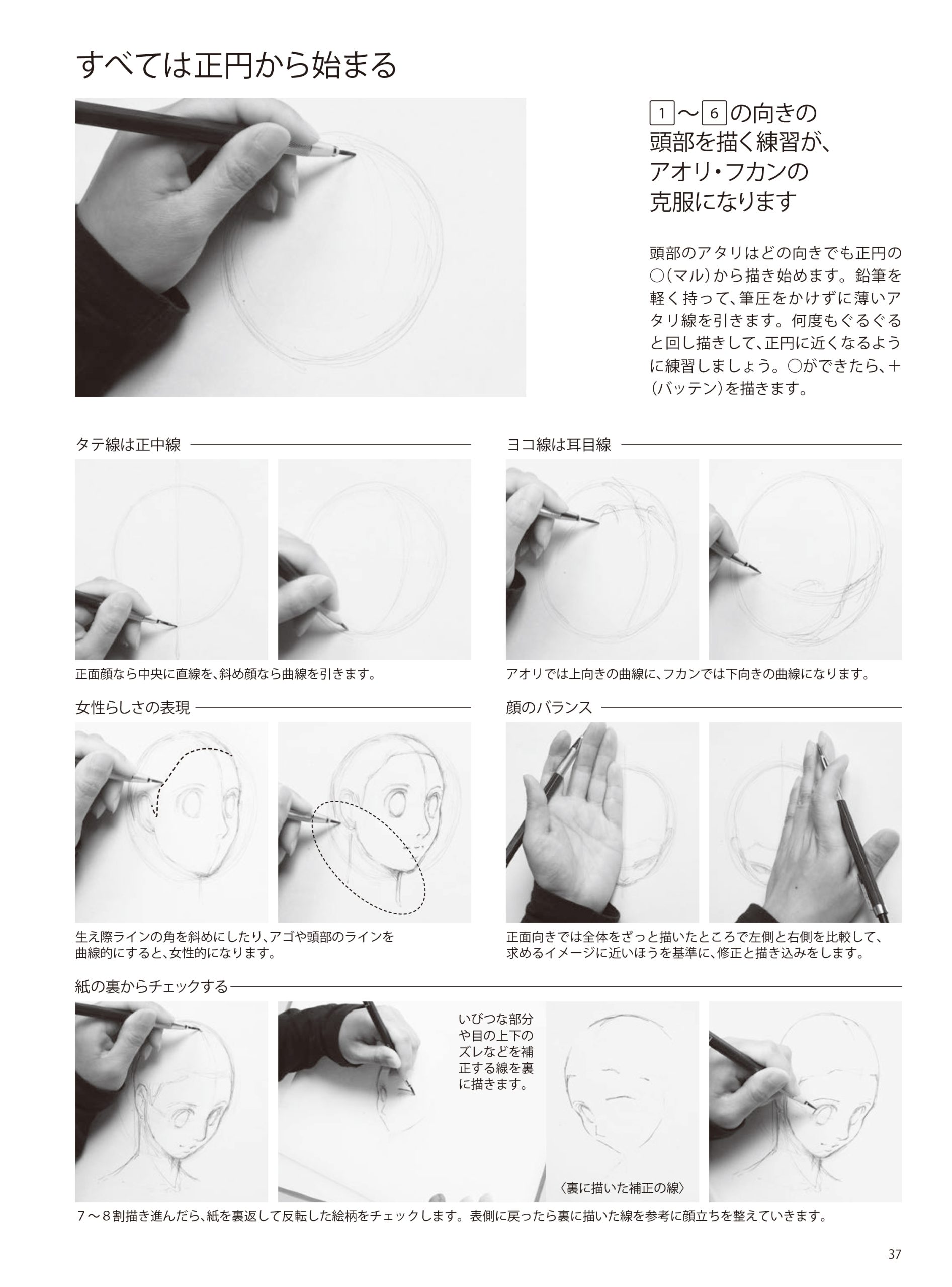 マンガの教室 オンナのコの描き方 寄り・引き、アオリ・フカンの 