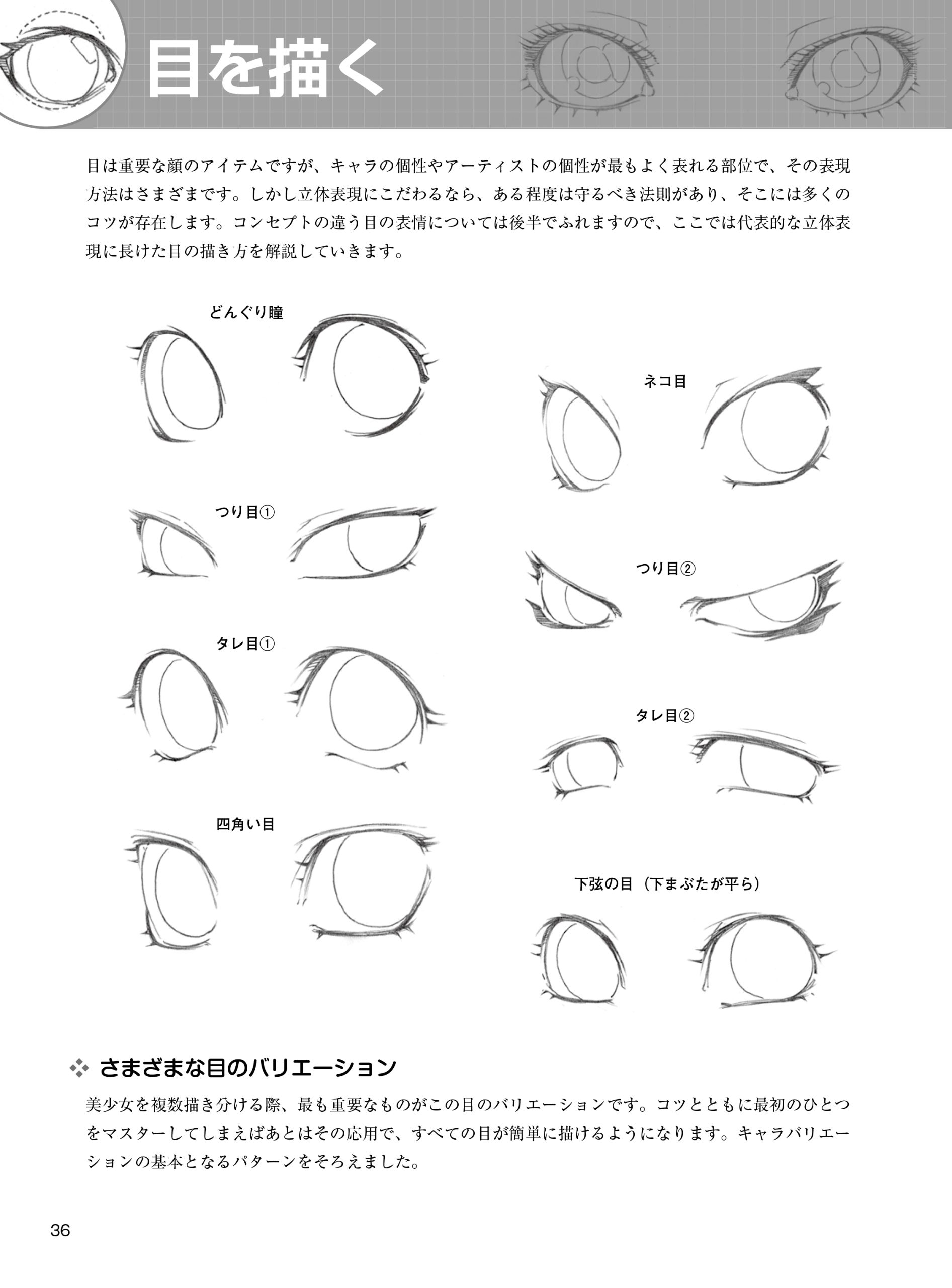 つり 目 描き 方