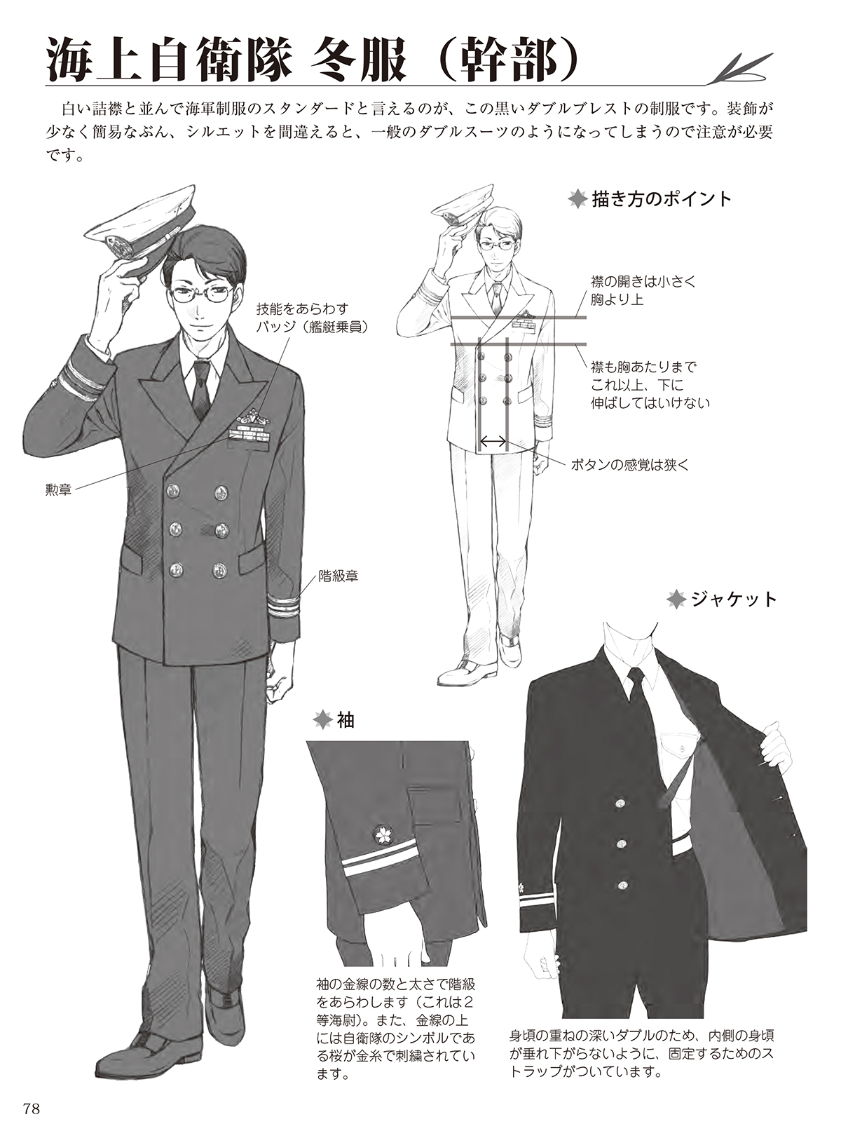 軍服・制服の描き方 アメリカ軍・自衛隊の制服から戦闘服まで | ホビー 