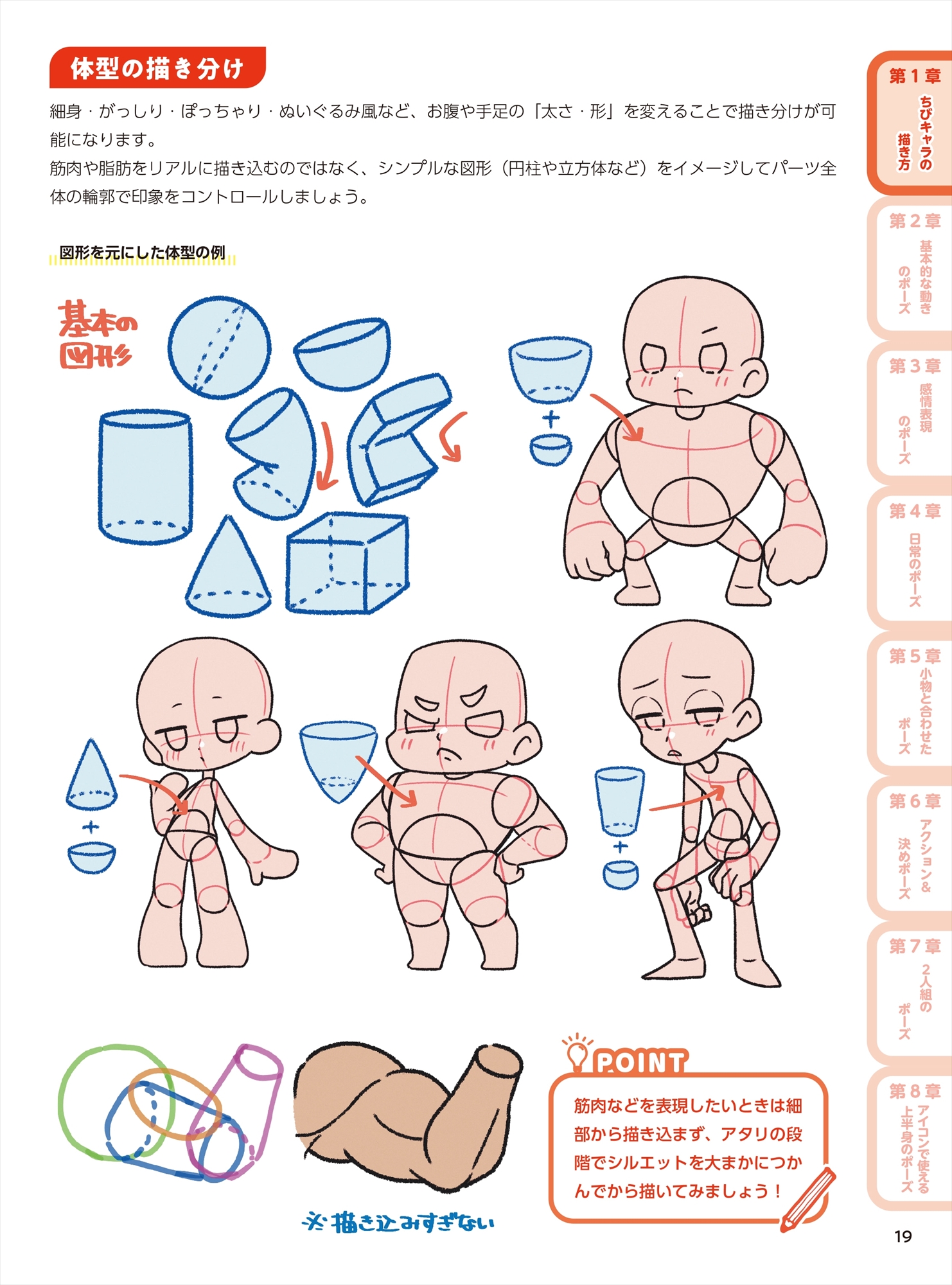 かわいい」がすぐ描ける! ちびキャラ素体ポーズ集 キュートな2頭身